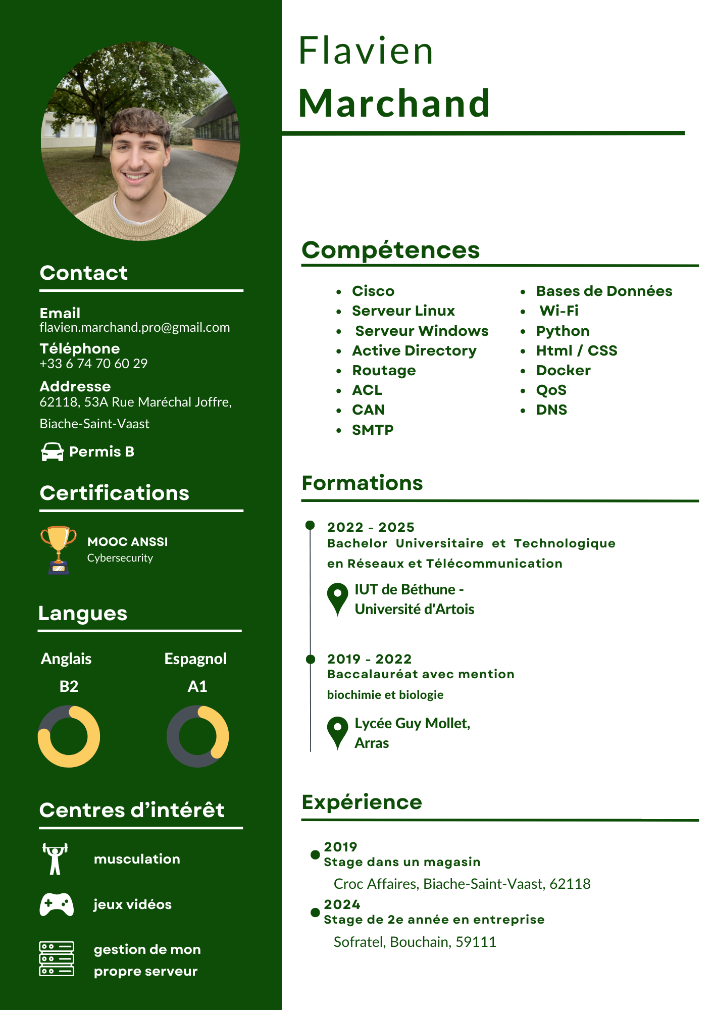 CV Flavien Marchand